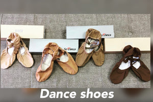 All dance shoes, tap shoes
