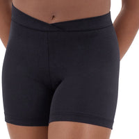 Eurotard Girls Microfiber V Waist Athletic Shorts