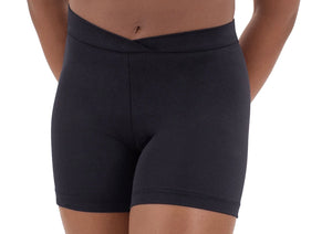 Eurotard Girls Microfiber V Waist Athletic Shorts