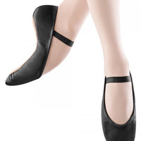 Full Sole Leather Ballet Shoe (Black) Child’s - Washington Dancewear