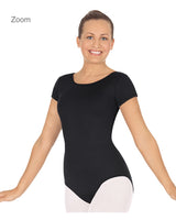 Eurotard Short Sleeve Leotard with Tactel® Microfiber - Washington Dancewear
