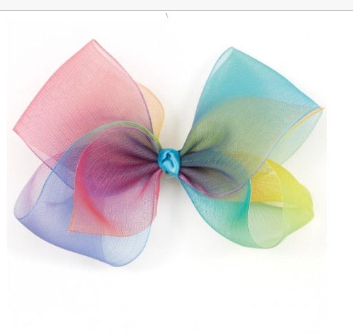 Pastel Rainbow Ombre Bow - Washington Dancewear