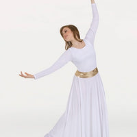 Praise Dance “Liquid Metallic” Versatile Sash - Washington Dancewear
