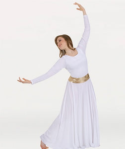 Praise Dance “Liquid Metallic” Versatile Sash - Washington Dancewear