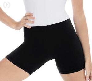 Eurotard Girls Mid-Thigh Shorts with Cotton Lycra® - Washington Dancewear