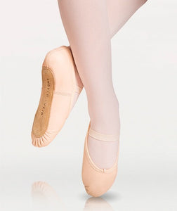 Full Sole Leather Pleated Ballet Slipper - Washington Dancewear