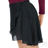 Eurotard Womens  High Low Chiffon Wrap Skirt - Washington Dancewear