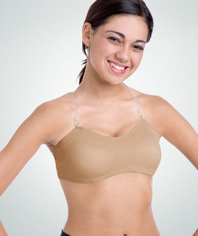 PADDED BRA WITH REMOVABLE STRAPS