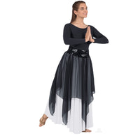 Eurotard Womens Sheer Devotion Single Layer Chiffon Drape and Skirt Praise Overlay - Washington Dancewear
